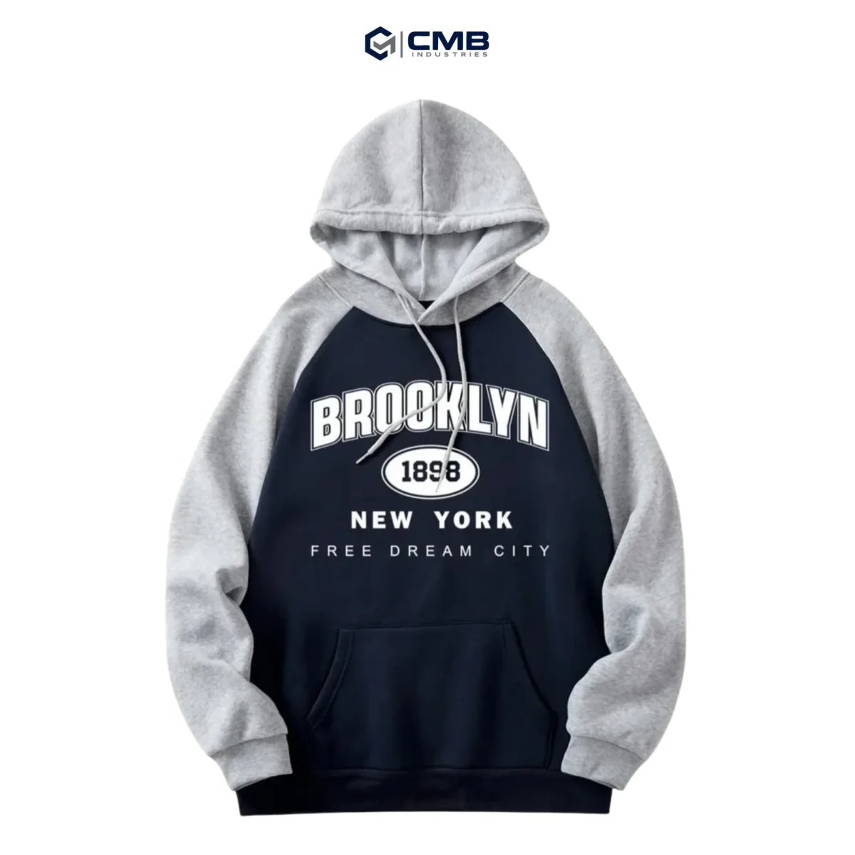 Fleece Brooklyn Hoodies Causal Wear Art#7005