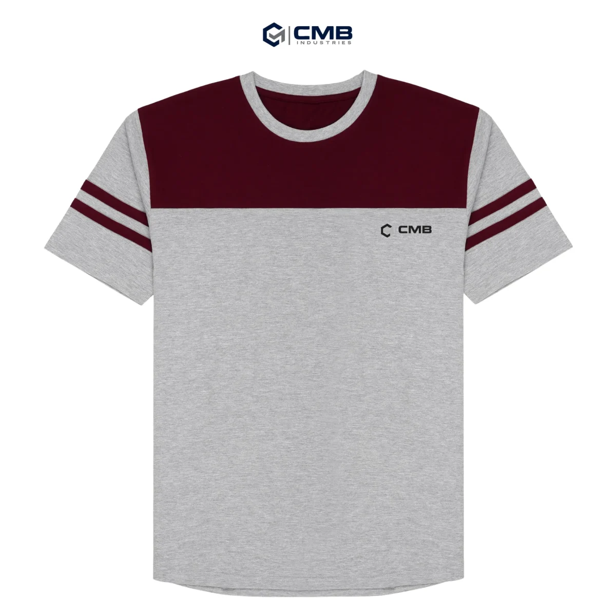 Cotton Contrast Panel T-shirts Art#4003